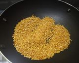 A picture of step 2 of Moong dal (Green Gram Beans) Ladoo | Pasi Paruppu Urundai |  Nei urundai - Healthy Snacks.
