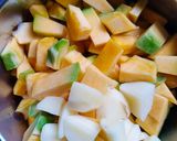 কুমড়ো চিংড়ি ঘন্ট (Kumro chingri ghonto recipe in Bengali) রেসিপি ধাপ - 1 ছবি