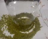 A picture of step 1 of Rose Lassi.