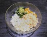 Rice tikki chat (leftover from rice and sukhi aloo bhaji) recipe step 1 photo