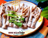 Hình bước làm 4 của món Chân gà hấp hành