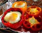 A picture of step 9 of Stir-Fried Instant Noodles Stuffed Bell Peppers.