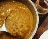 A picture of step 6 of Coconut rice with creamy green grams.