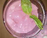 A picture of step 1 of Angel's Delight Cocktail.