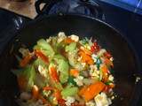 015. #bekalkerja : Tumis Labu Siam + Cumi Goreng Tepung