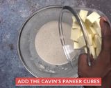 A picture of step 2 of Chettinad Paneer Fry.