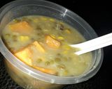 Foto langkah ke 1 dari resep Bubur kacang ijo pelangi.