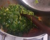 A picture of step 8 of Seasonal?Leafy greens.