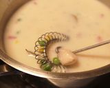 A picture of step 2 of Creamy milky Salmon pasta.