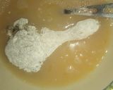 A picture of step 3 of Coated Fried chicken.