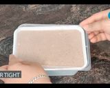 A picture of step 9 of Easy chocolate ice cream recipe eggless without ice cream maker.