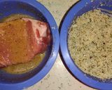 A picture of step 3 of Parmesan Garlic Crusted Pork.