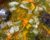 Foto del paso 3 de la receta: Sopa crema de calabaza y hongos de pino