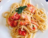 Φωτογραφία βήματος 6 της συνταγής Shrimp in love ❤️ pasta