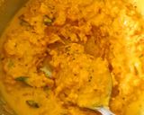 A picture of step 2 of Jowar bhakri with vegetable zunka wadi.