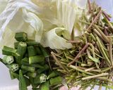 รูปขั้นตอนการทำที่ 1 ของ แกงส้มผักรวม🥬พริกแกงปลาย่าง🧄🌶️