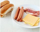 A picture of step 5 of Texas Tommy Hot Dogs.