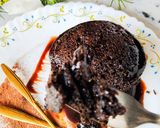 A picture of step 7 of Millet Dark Chocolate Pancakes.