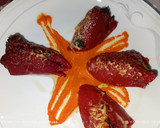 Foto del paso 8 de la receta: Pimiento relleno de acelgas y morcilla