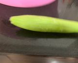 A picture of step 2 of Snakegourd and Carrot Sabji South Indian style.