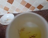 A picture of step 3 of Zafarani Lassi💗.