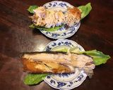 A picture of step 4 of California Farm Deep Fried Trout and Sizzling Rice Soup.