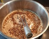 Une image de l'étape 3 de Flan pâtissier au café et chocolat au lait.
