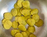 A picture of step 2 of Jodhpur Special Yellow Mathri.