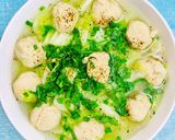 Hình bước làm 3 của món Canh Cải Thảo Nấu Mọc