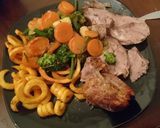 A picture of step 2 of Leg of Lamb for Easter.