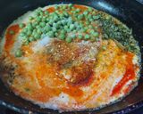 A picture of step 3 of Malai Dum Aloo with Green Peas.