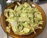 Une image de l'étape 4 de Salade castelfranco aux tomates, jambon blanc et tome de chèvre.