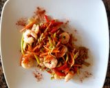 Foto del paso 6 de la receta: Camarones con vegetales salteados al wok. #paraprincipiantes