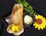 A picture of step 6 of Farali masala dosa.