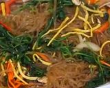 A picture of step 7 of Japchae.