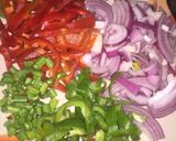 A picture of step 4 of White fried rice.