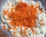 A picture of step 2 of Semolina Carrot Appe.