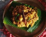 A picture of step 8 of Pepper Ghanto (Grated Green Papaya with Potato).
