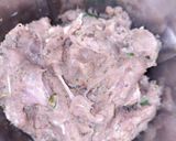 A picture of step 1 of Mutton Keema kabab.