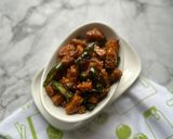 Foto langkah ke 4 dari resep Tumis Tempe Cabe Ijo.