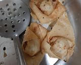 A picture of step 1 of Hi-tea snacks (wontons).