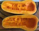 A picture of step 2 of California Farm Stuffed Butternut Squash Dinner.