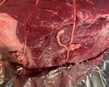 A picture of step 2 of Sirloin beef rub.