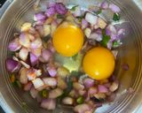 நாட்டுக்கோழி முட்டை ஆம்லெட் குழம்பு (Naattukozhi muttai omelette recipe in tamil) ரெசிபி ஸ்டேப் 6 புகைப்படம்