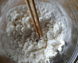 A picture of step 1 of Tukimi Dango (Moon Viewing Dumpling).
