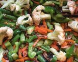 A picture of step 4 of Mix Vegetable Pulao.