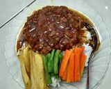 Foto langkah ke 5 dari resep Steak Tempe Saus BBQ.