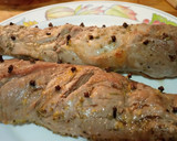 Foto del paso 3 de la receta: Solomillo de cerdo con zumo de mandarina al horno