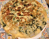 Foto del paso 8 de la receta: Tortilla de patata con espinacas y cebolla
