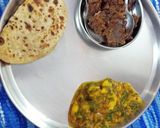 पालक आलू की सब्जी (palak aloo ki sabzi recipe in Hindi) रेसिपी चरण 4 फोटो